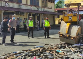 385 Unit Knalpot Blong Dilindas Alat Berat