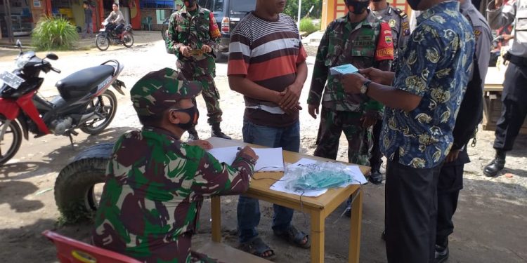 Gabungan TNI Polri Gencar Laksanakan Operasi Yustisi Di Wilayah Kodim 0208/Asahan