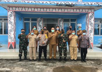 Patroli Dialogis Kapolres bersama Dandim Simalungun di Masa Tenang Pilkada 2020
