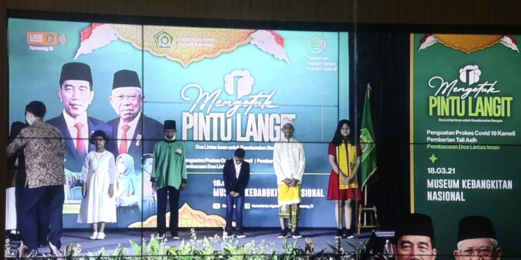 Jajaran Pemko Siantar Ikuti Doa Kebangsaan Lintas Agama Bersama Wapres