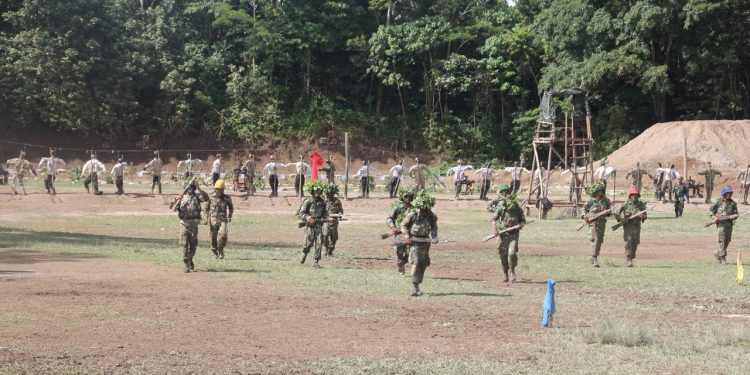 Kolonel Inf Waston Purba Tinjau Latihan Berganda Dikmata TNI AD Gel II TA 2020 di Rindam I/BB