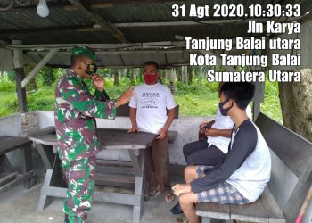 Jajaran Kodim 0208/Asahan Sosialisasikan New Normal Pada Warga Binaan