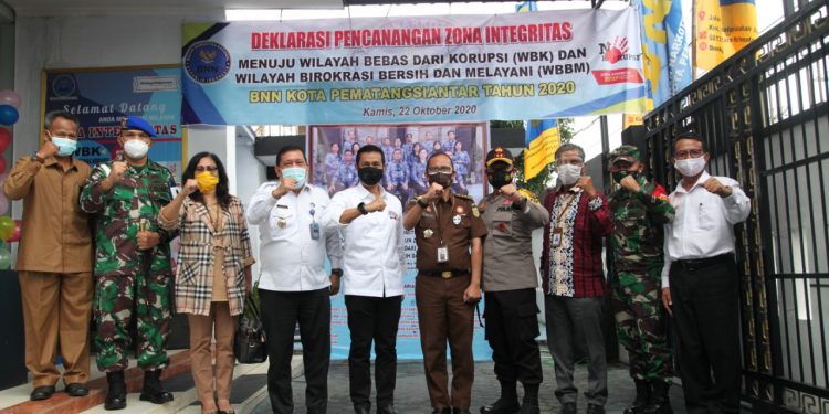 Walikota Siantar Harapkan Pencanangan Zona Integritas WBK dan WBBM di BNN Bukan hanya Slogan