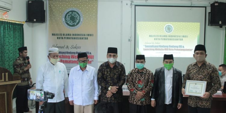 MUI Siantar gelar Sosialisasi UU ITE dan Launching Website DP.MUI