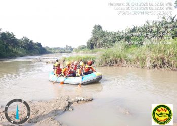 Dengar Teriakan Minta Tolong, Langsung Lompat. Seorang Pria Hilang di Sungai Ular