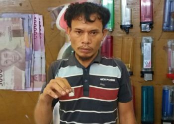 Lindung Silaban Ditangkap Simpan Sabu di Atas Pintu Kamar Mandi