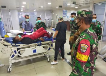 Praka Hendra Sipayung, Korban Penembakan OTK di Papua Diberangkatkan ke RSPAD Gatot Subroto
