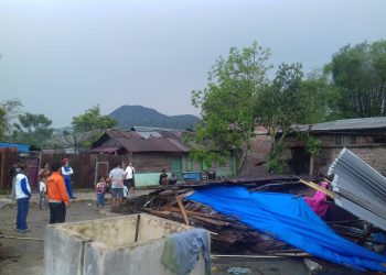 Bencana Angin Puting Beliung Rusak 23 Unit Rumah di Tapanuli Utara