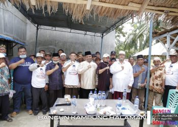 Bang Hasim Disambut Yel-yel 'Hasim-TPS Jalan Kita' di Serbelawan