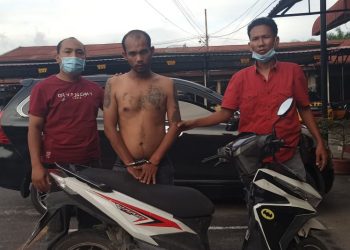 Josua Tambunan Ditangkap Polres Siantar, Curi Sepedamotor di Jalan Kain Suji