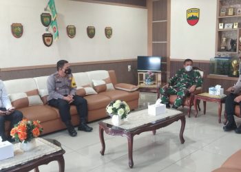 Resmi Menjabat, Kapolres Sibolga AKBP Taryono Raharja Kunjungi Makorem 023/KS