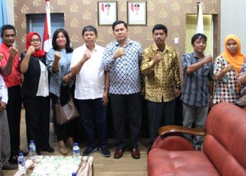 Ketua Bawaslu Pematangsiantar Bawa Komisioner Temui Wakil Walikota