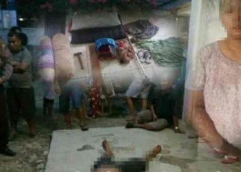Mangandar Tua Sihaloho Dibantai Istri dan Selingkuhan. Kepalanya Dimartil saat Tidur Pulas