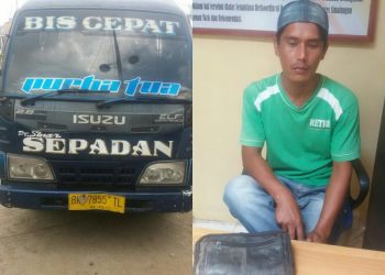 Seorang Bocah SD di Tigarunggu Ditabrak Bus Saat Menyeberang