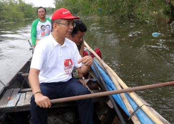 Susuri Sungai Bederah, Sihar Miris Lihat Kondisinya