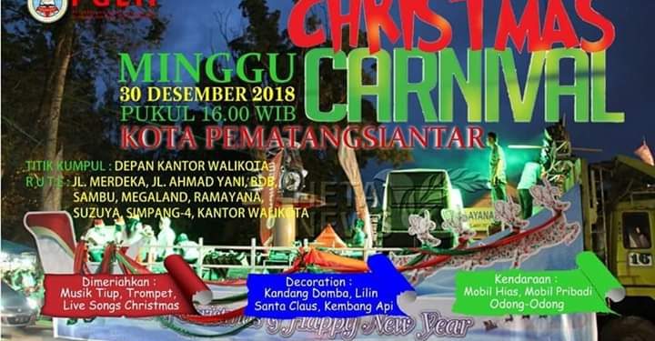 Elemen Gereja Gelar Perayaan Natal Bernuansa Karnaval