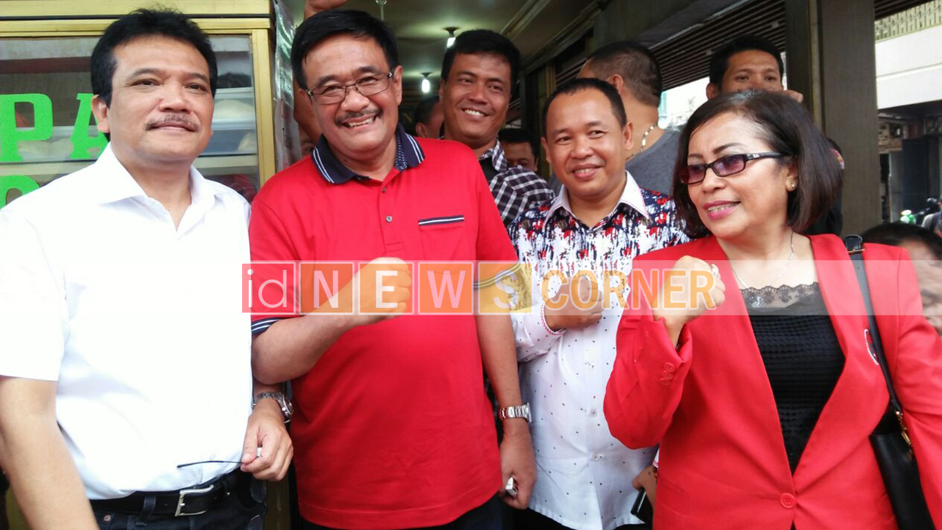 Djarot, Mantan Wakil Ahok Disambut Hangat Warga Siantar. Diminta Maju jadi Gubsu