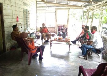 Di Tengah Pandemi, rsonel Jaajran Kodim 0208/Asahan Silaturahmi Bersama Masyarakat Untuk Sebarkan Protkes