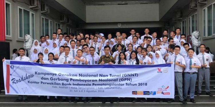 Sasar Generasi Milenial, KPw Bank Indonesia Pematangsiantar Roadshow Kampanyekan GNNT dan GPN Tahun 2018 di Tiga Kota