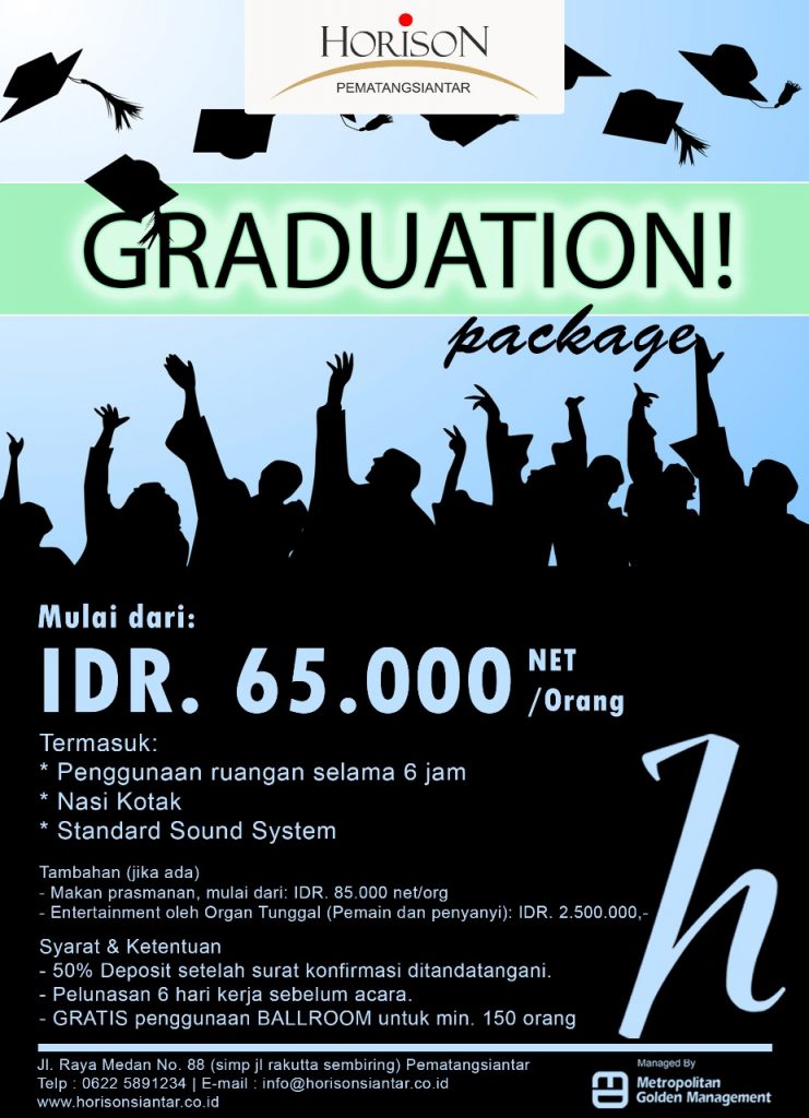 Wow! Ada Paket Wisuda di Hotel Horison Siantar 