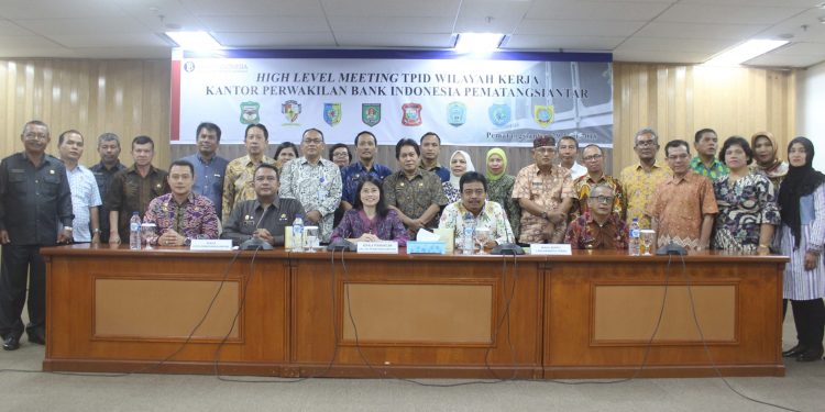 Tingkatkan Sinergitas melalui Pertukaran Informasi dan Kerjasama Antar Daerah, KPw BI Pematangsiantar Gelar High Level Meeting