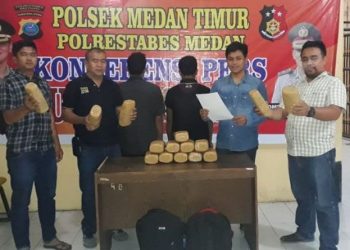 Bawa 15 Kilo Ganja, Dua Pelajar asal Aceh Ditangkap di Medan