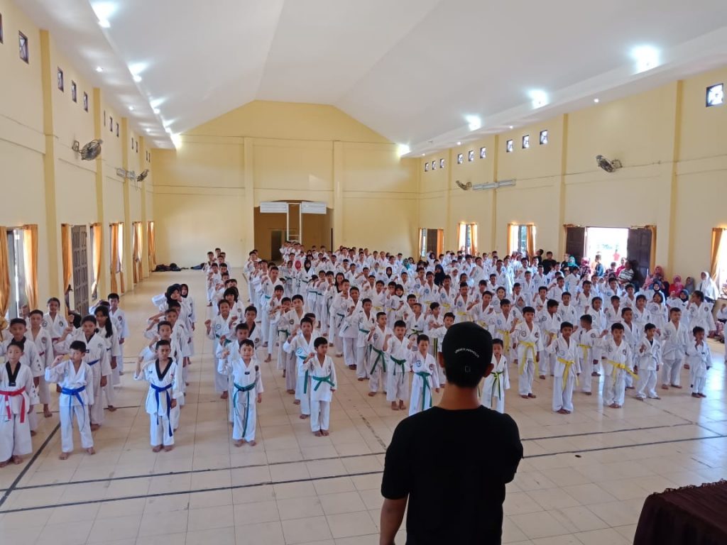 Kebangkitan Taekwondo Siantar, 204 Taekwondoin Ujian Kenaikan Tingkat