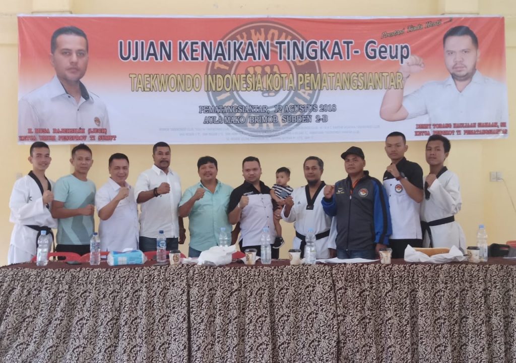 Kebangkitan Taekwondo Siantar, 204 Taekwondoin Ujian Kenaikan Tingkat