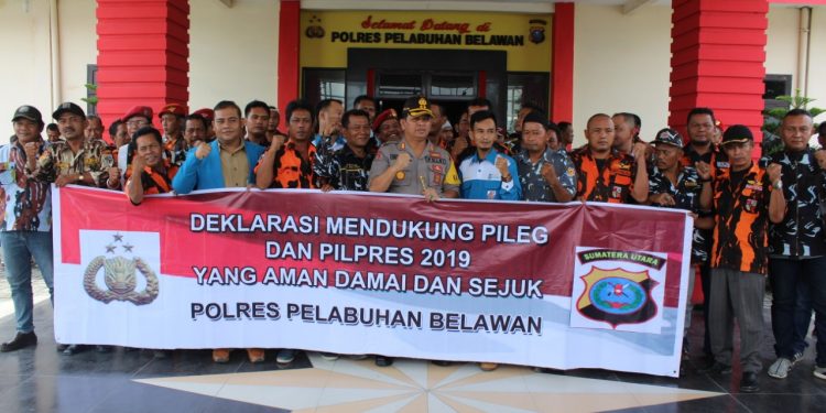 Jelang Pileg dan Pilpres 2019, Polres Pelabuhan Belawan Rangkul Organisasi Kepemudaan Jelang Pileg dan Pilpres 2019, Polres Pelabuhan Belawan Rangkul Organisasi Kepemudaan