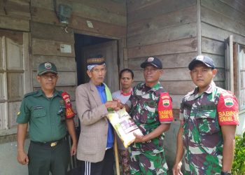 Koramil 11/Parapat Kunjungi Rumah Veteran