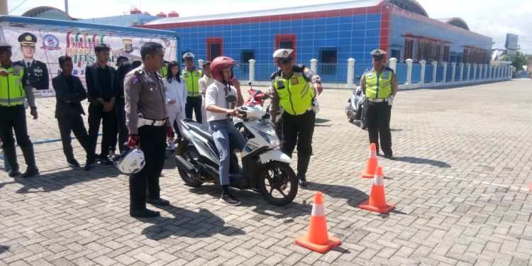 Polres Tanggamus Gelar Safety Ridding di Sekolah Yadika