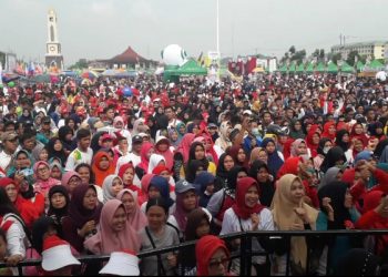 Pecah, 51 Ribu Peserta Hadiri Millennial Road Safety Polres Tanggamus