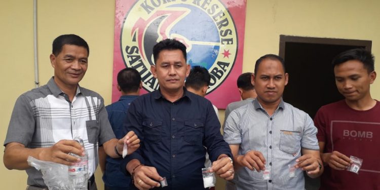Polres Tanggamus Amankan Puluhan Gram Sabu dan Tiga Tersangka 