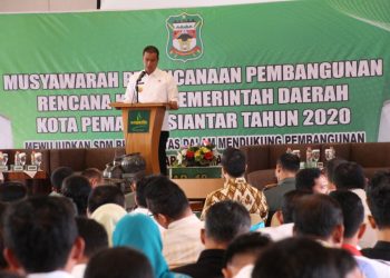 Program Pembangunan Kota Siantar Tahun 2020 Dibahas di Musrenbang
