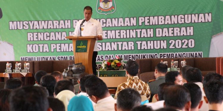 Program Pembangunan Kota Siantar Tahun 2020 Dibahas di Musrenbang