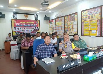 KPU Tapanuli Utara Gelar Persiapan Pemilu 2019