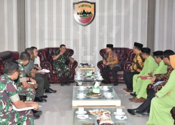 Pangdam I Bukit BarisanTerima Audiaensi Kanwil Kemenag Provinsi Sumut