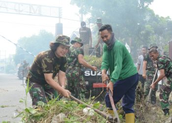 Wakapendam I/BB : Tanamkan Sikap Gotong Royong Demi Meningkatkan Kesadaran Lingkungan