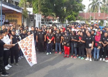 Ratusan Warga Ikuti Pemilu Run Di Siantar