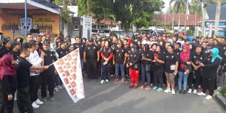 Ratusan Warga Ikuti Pemilu Run Di Siantar