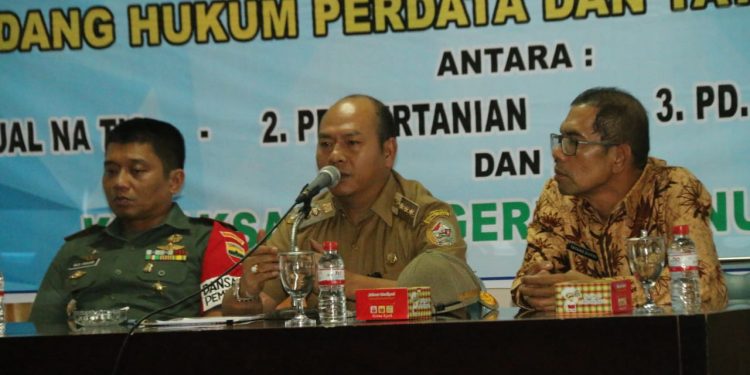 Tiga Perusda Tandatangani Nota Kesepakatan dengan Kejari Taput