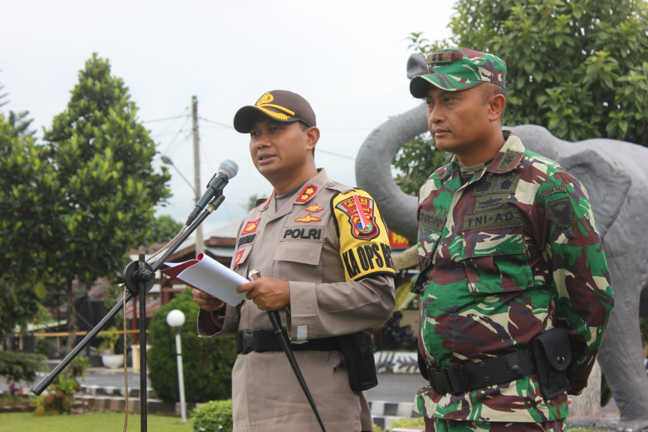 Gelar Pergeseran Pasukan di Lampung Barat, Ini Pesan Kapolres Gelar Pergeseran Pasukan di Lampung Barat, Ini Pesan Kapolres