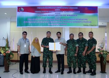 Dukung Swasembada Pangan, Korem 032/Wbr MoU dengan Bulog Sumbar
