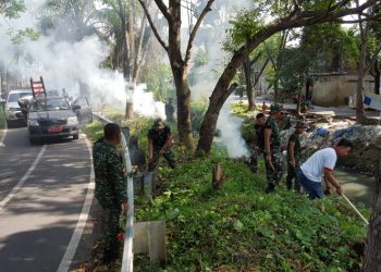 Prajurit Kodam I/BB dan BWS Sumatera II Serbu Sungai di Inti Kota Medan