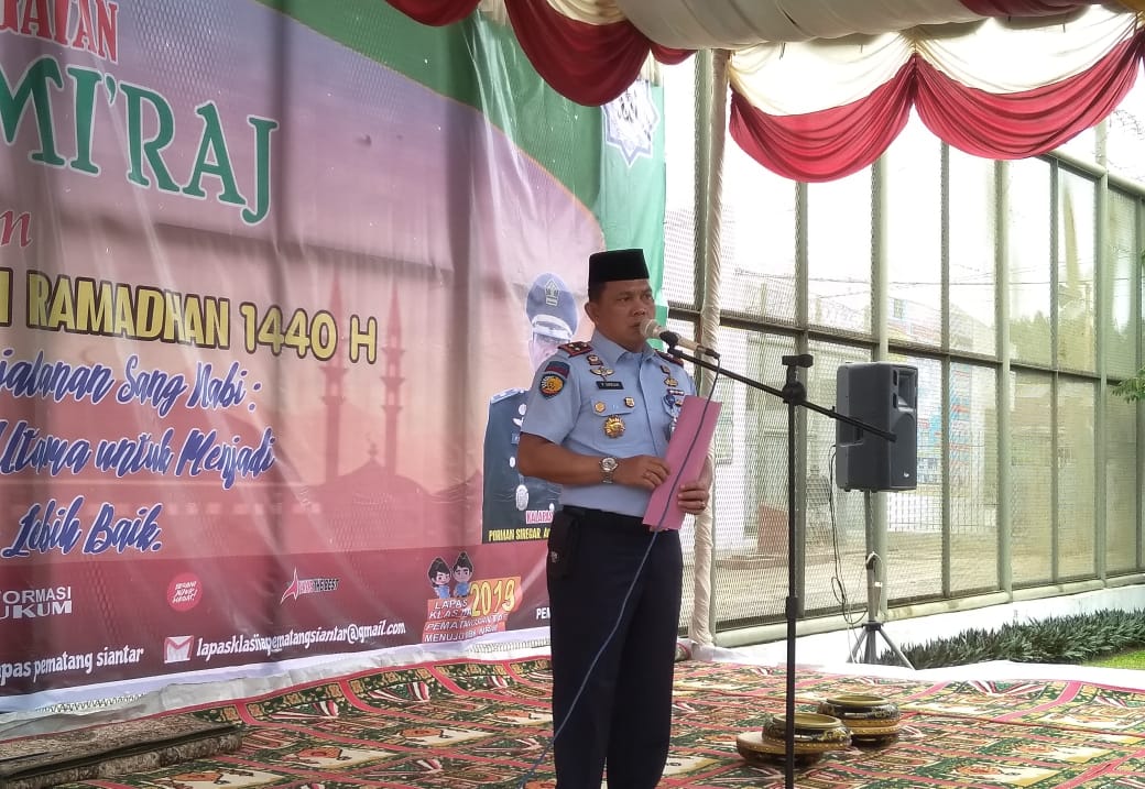 Peringatan Isra Mi'raj Sambut Ramadhan di Lapas Siantar Diikuti Ratusan Warga Binaan Peringatan Isra Mi'raj Sambut Ramadhan di Lapas Siantar Diikuti Ratusan Warga Binaan