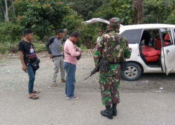 Satgas Pamtas  Yonif 126 Kala Cakti Amankan Pistol di Perbatasan RI-PNG