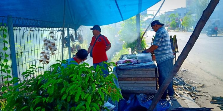 Pedagang Pakkat Bakar Raup Untung di Bulan Ramadan Pedagang Pakkat Bakar Raup Untung di Bulan Ramadan