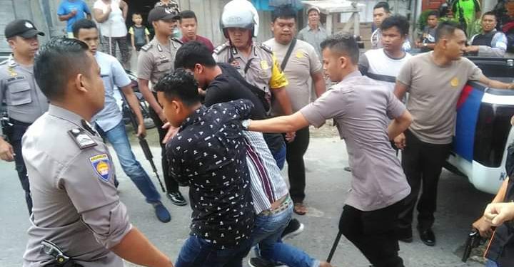 Demo Anarkis di Gudang KPU 13 Orang Warga Toma Diamankan Polres Nisel