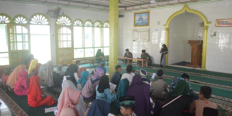 Yonif 122 Tombak Sakti Gelar Musabaqoh Untuk Tanamkan Kencintaan Anak Terhadap Alquran