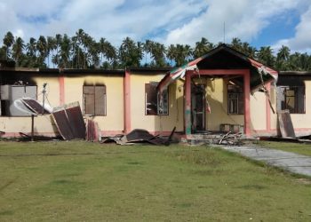 Kantor Camat Hibala di Nias Selatan Ludes Dilalap Sijago Merah